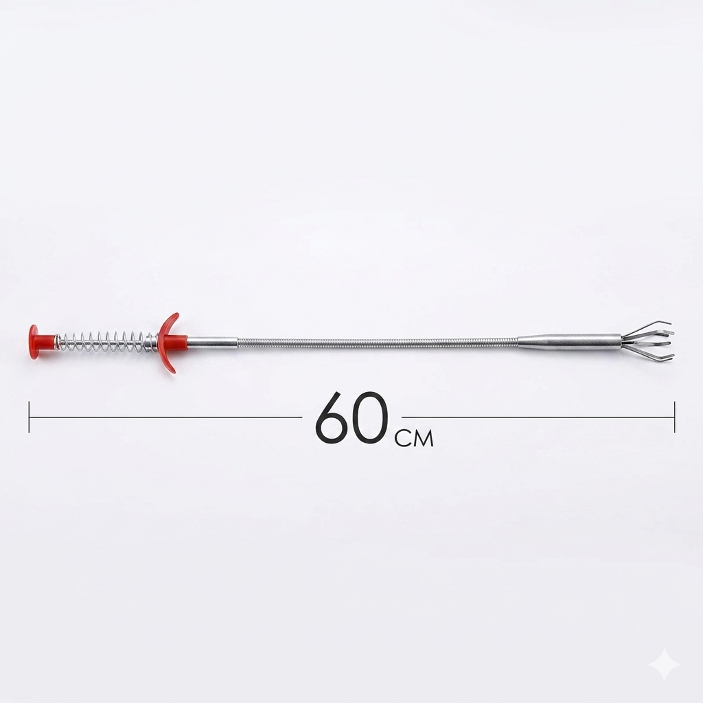 Cleste recuperator flexibil cu gheare 60cm, pentru locuri greu accesibile
