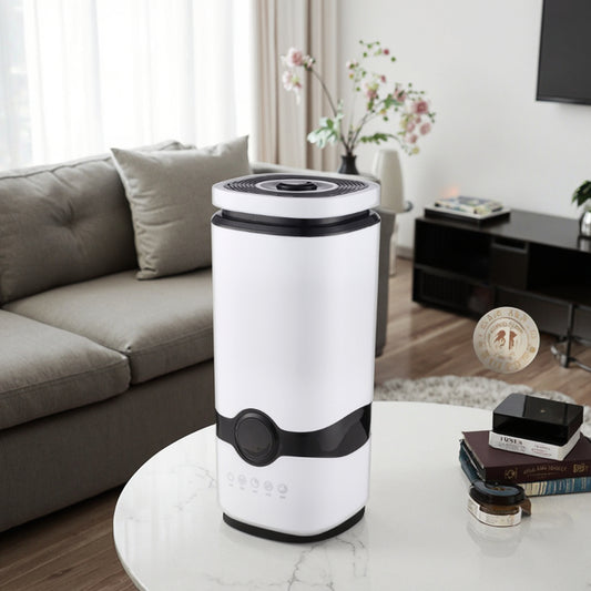 Umidificator ultrasonic, difuzor aromaterapie, ecran LCD, cu telecomanda, rezervor 4l, capacitate de umidificare: 300 ml/h, nivel zgomot: 36 dB, suprafata acoperita 30-40 mp