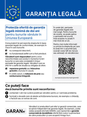 Notificare armonizată UE privind garanția legală de conformitate
